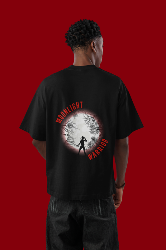 Moonlight Warrior Oversized T-Shirt | Light Weight
