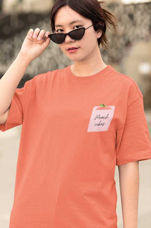 Peachy Oversized T-Shirt | Light Weight
