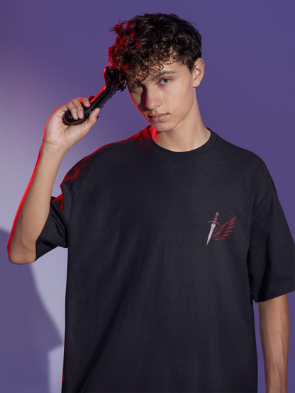 Senso Wing Sword Oversized T-Shirt | Light Weight