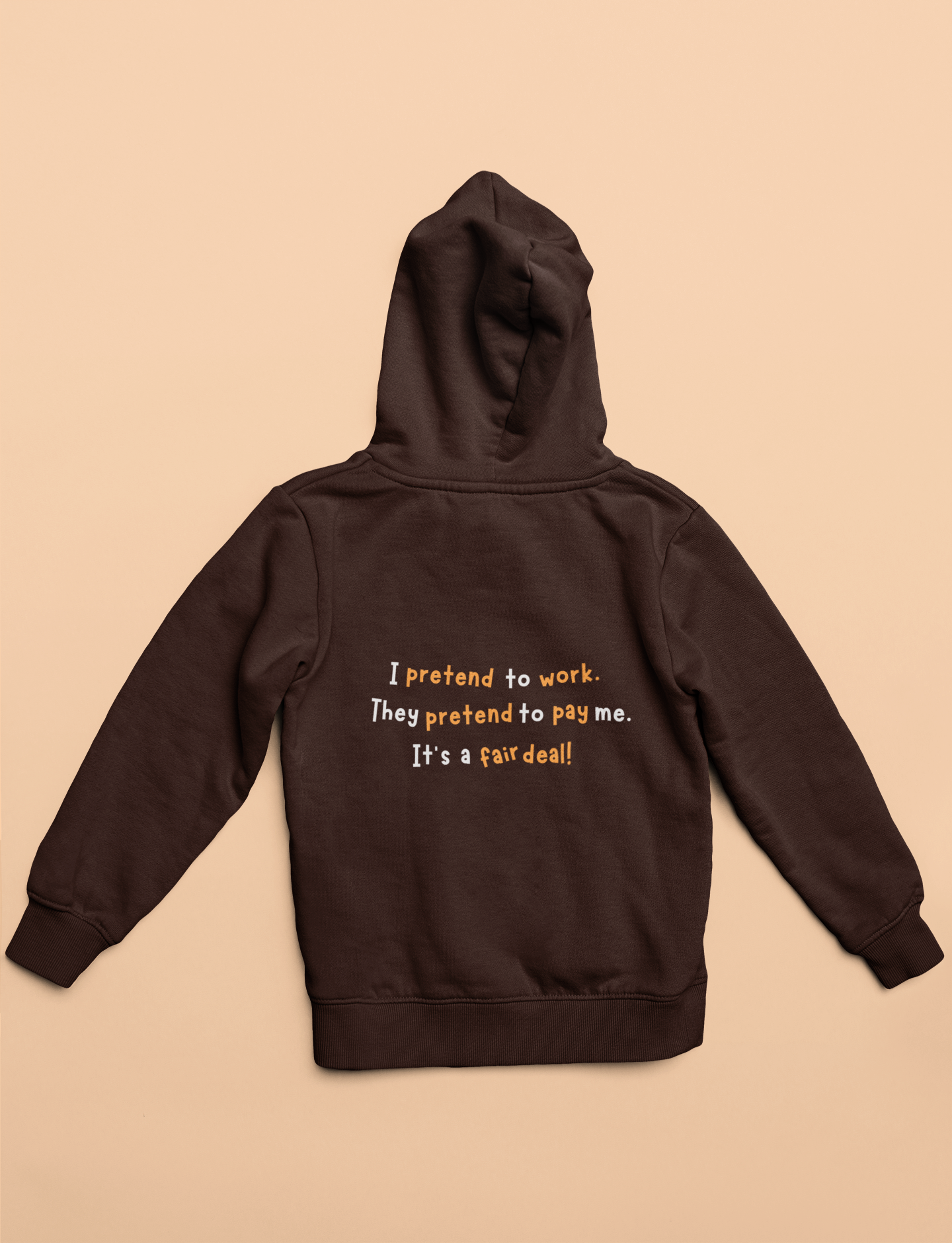 Lazy Worm At Work Hoodie | Unisex