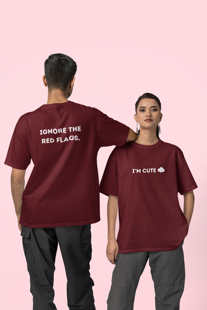 Ignore the red flags | Studio Oversized Tee
