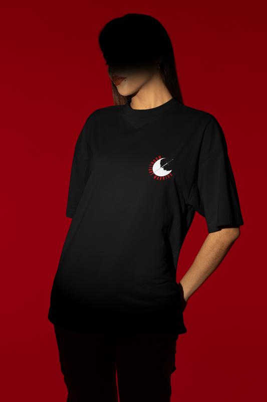 Moonlight Warrior Oversized T-Shirt | Light Weight