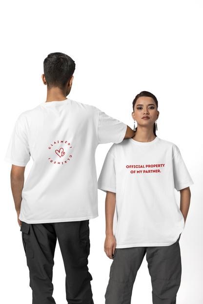 Official Property of My Partner | Studio Oversized Tee