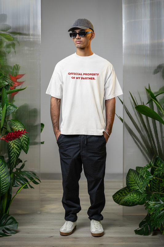 Official Property of My Partner | Studio Oversized Tee