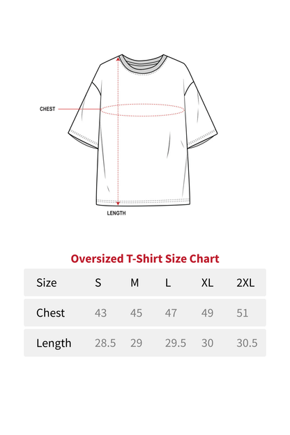 Fit Check Passed Oversized T-Shirt | Light Weight