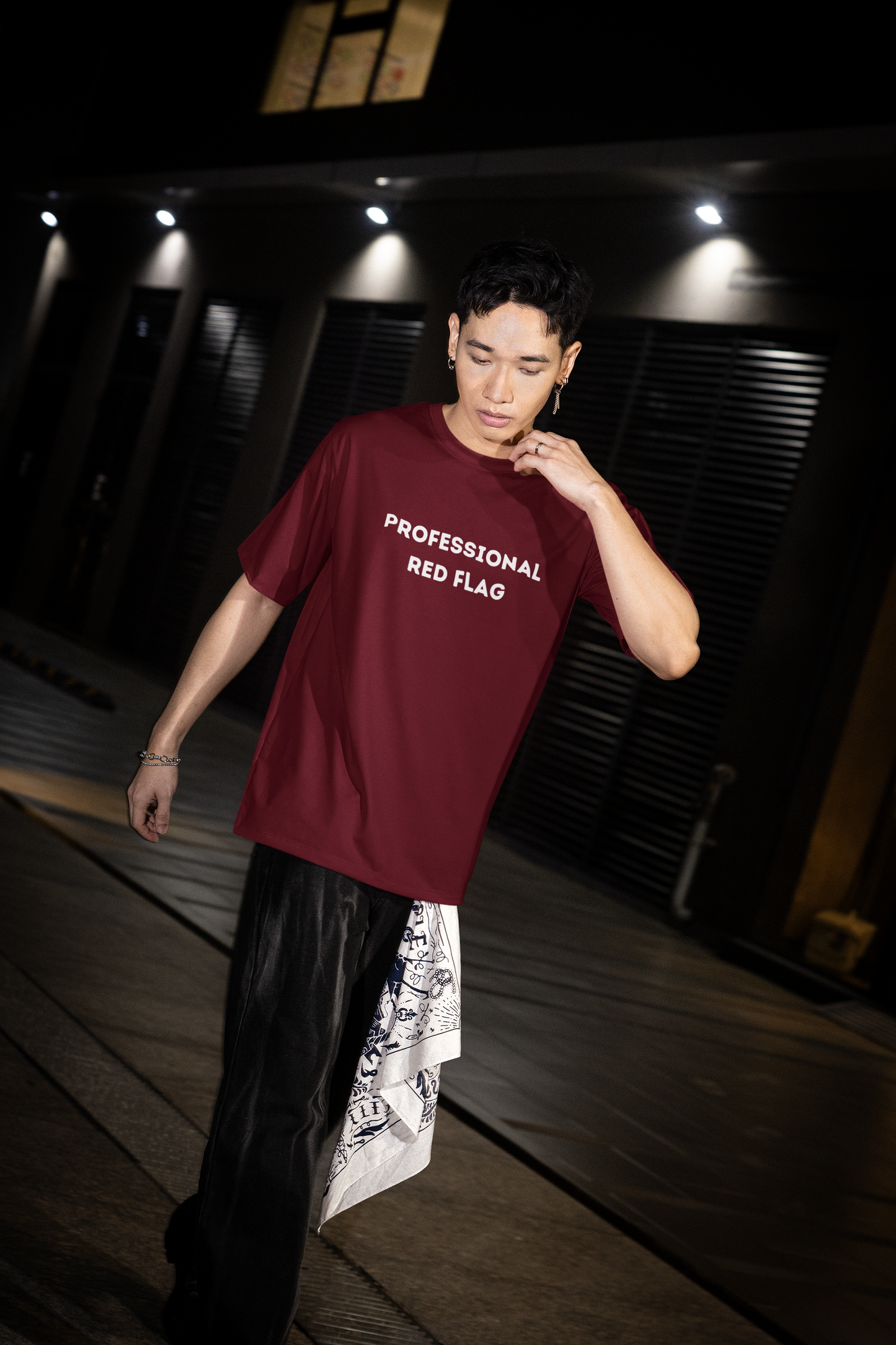 Professional Red Flag | Studio Oversized Tee