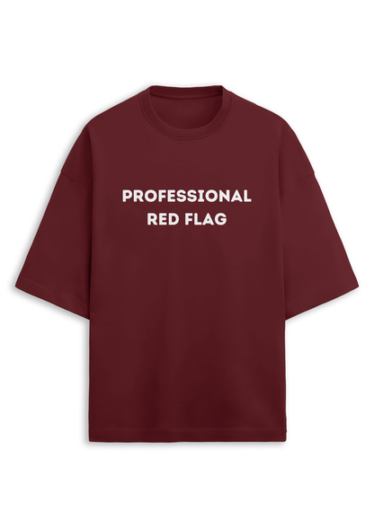 Professional Red Flag | Studio Oversized Tee