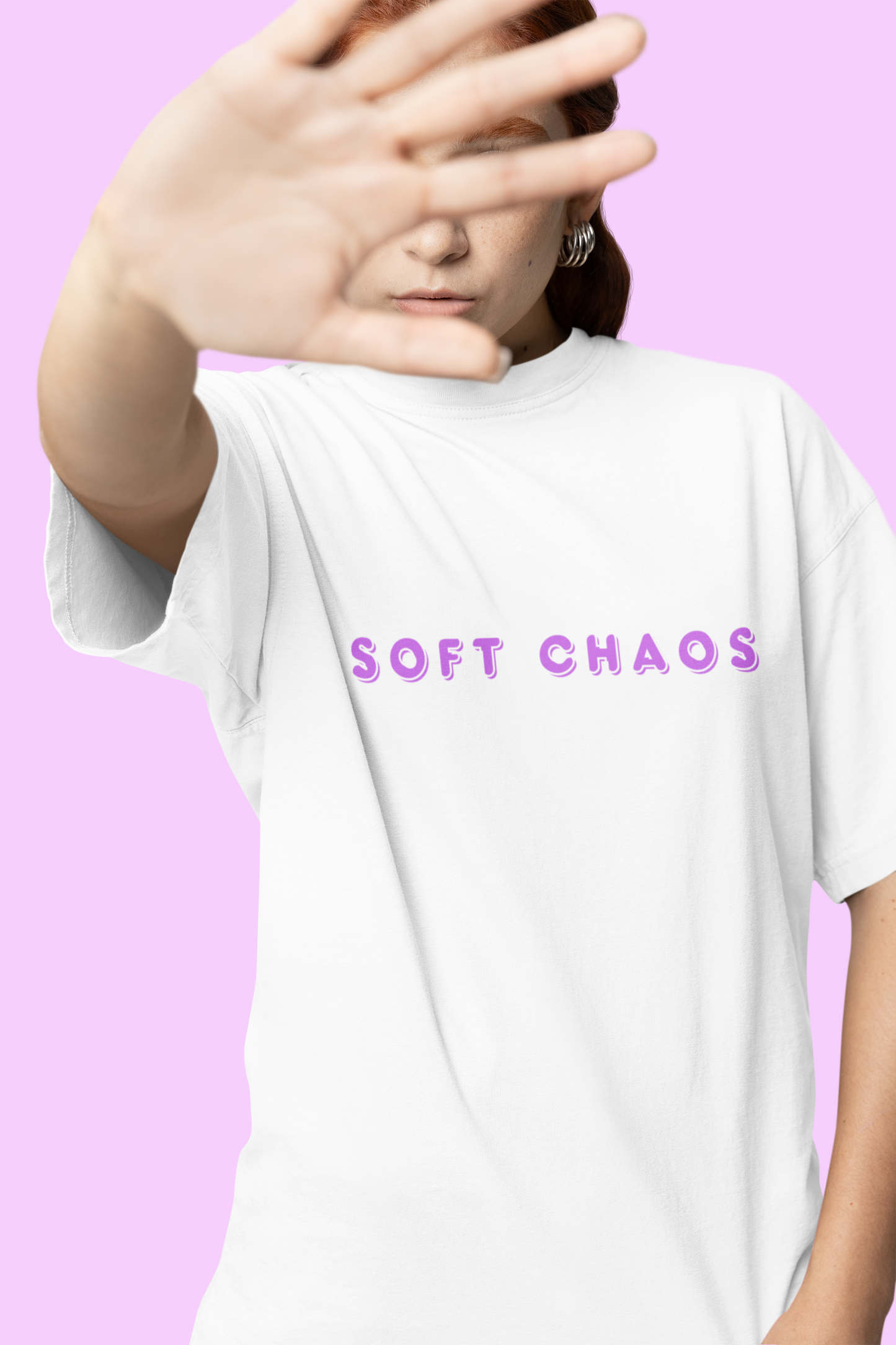 Soft Chaos Oversized T-Shirt | Light Weight