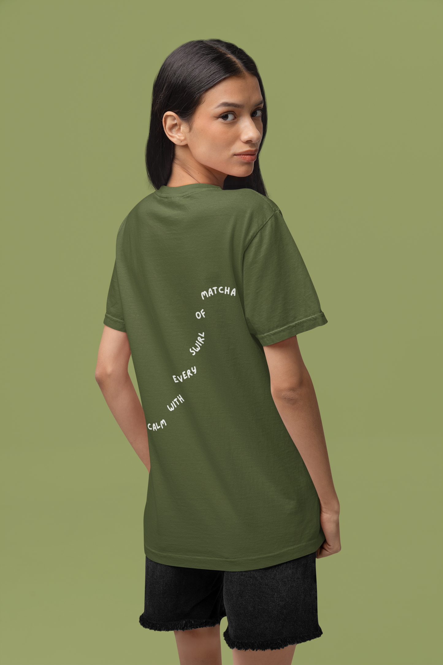 Sip Calm Matcha  | Studio Oversized Tee
