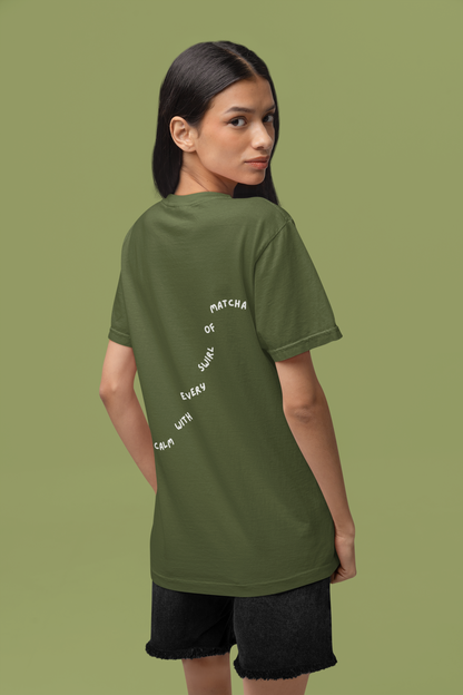 Sip Calm Matcha  | Studio Oversized Tee